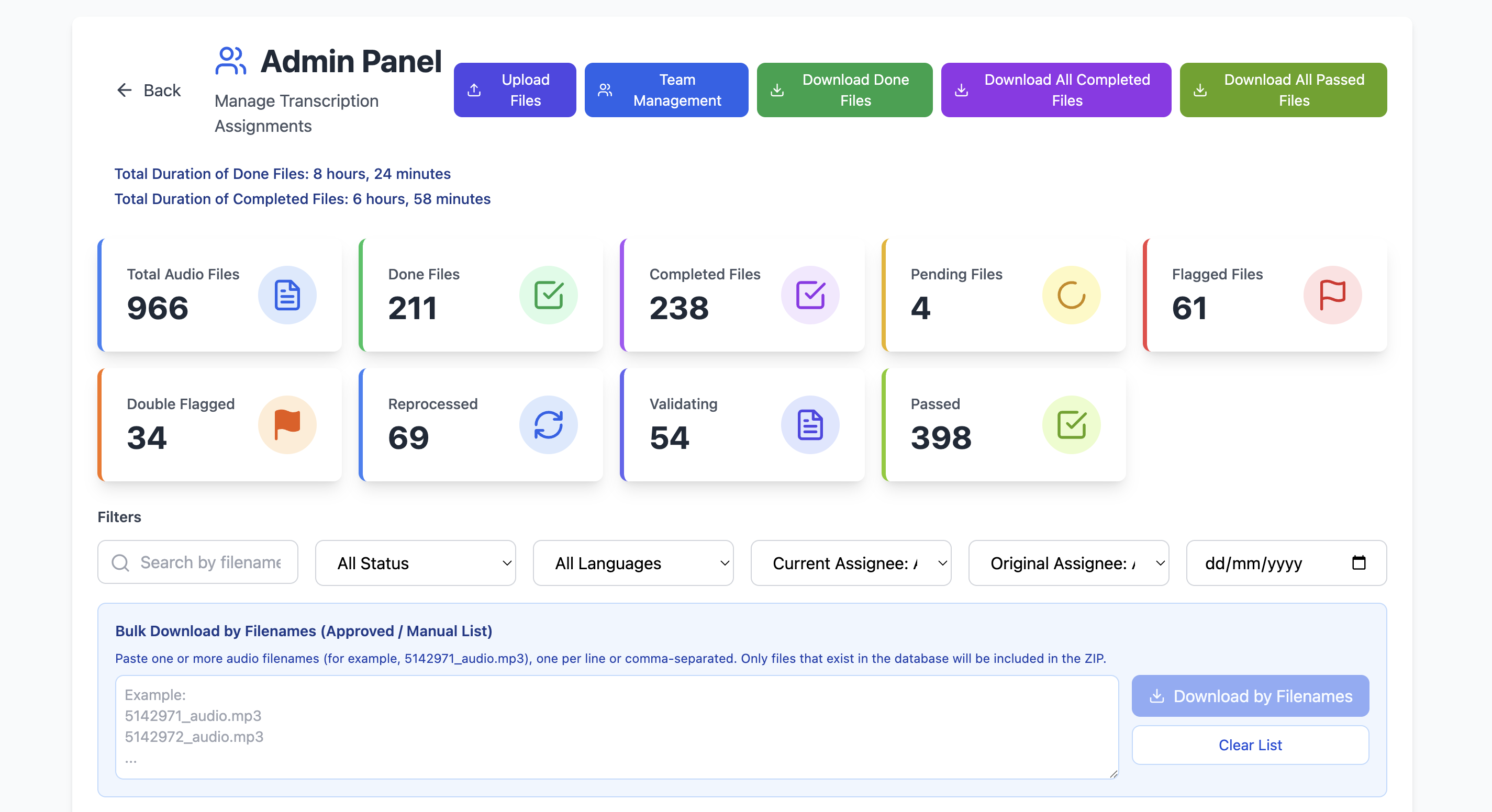 Phonex voice annotation interface