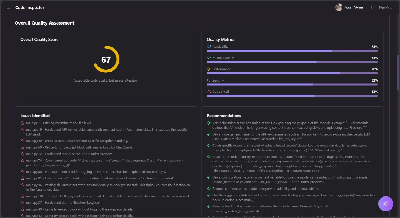 DataBench workflow orchestration dashboard