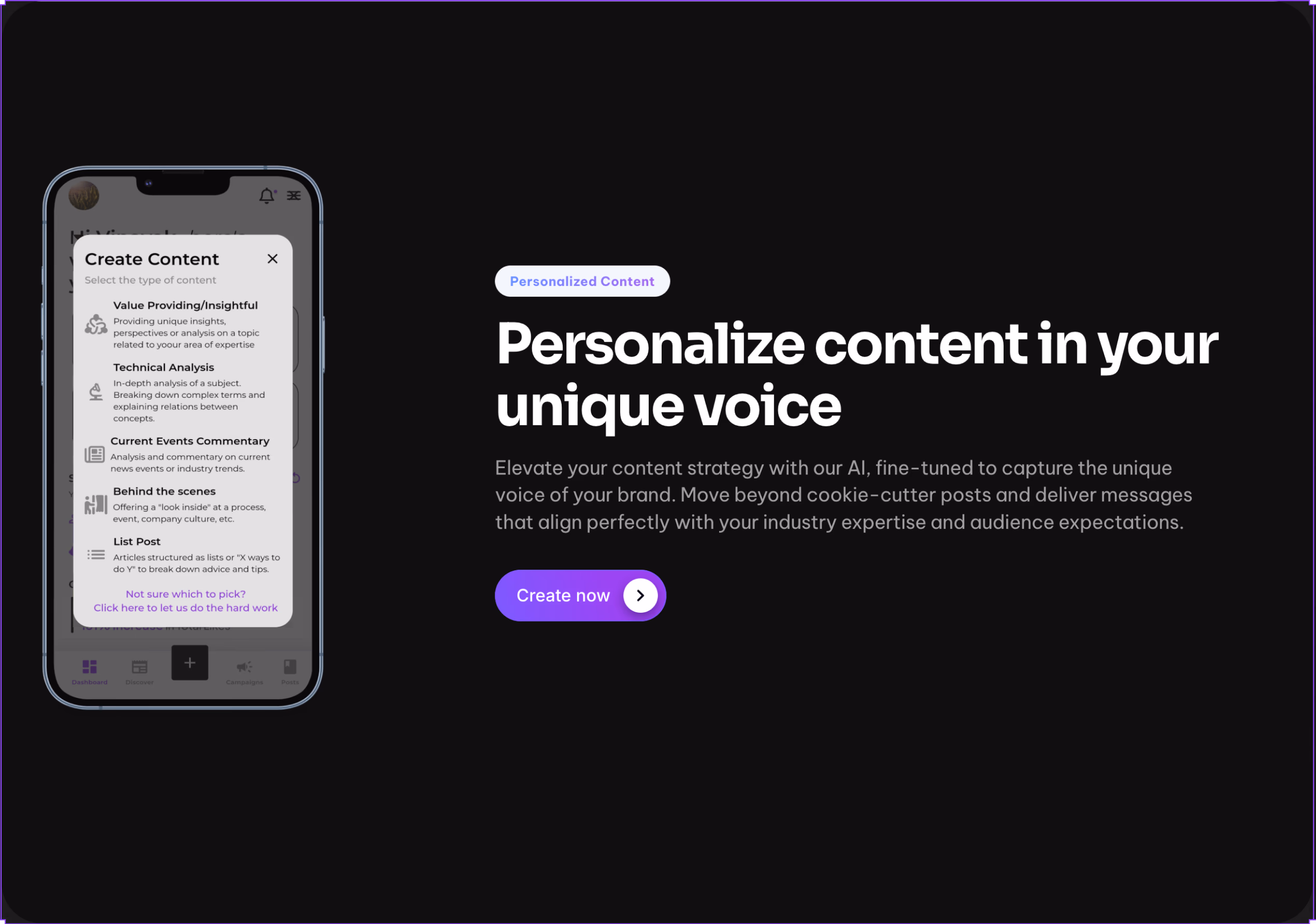 Client benefits visualization